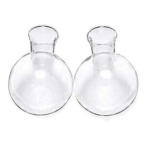 XXXFLOWER Retro Glass Plant Terrarium with Wooden Stand, Multicolor Bulb Vase fo